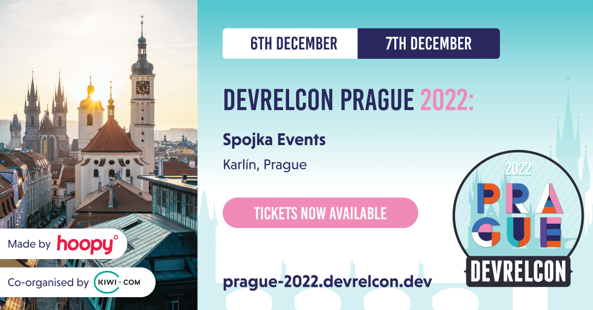 DevRelCon Prague 2022 tickets now available