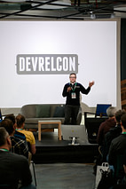 Matthew Revell at DevRelCon Prague