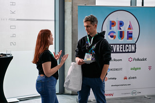 Attendees at DevRelCon Prague