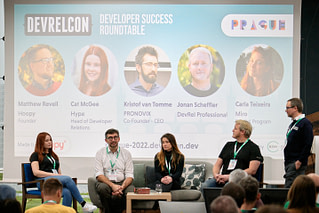 Panel discussion at DevRelCon Prague