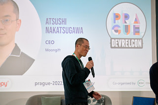 Atsushi Nakatsugawa at DevRelCon Prague
