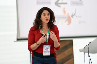 Karin Wolok at DevRelCon Prague